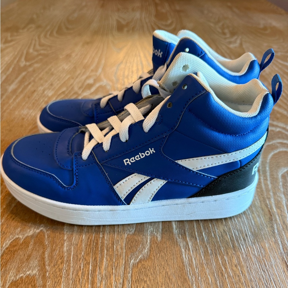 REEBOK Royal‎ Prime Midi Blue White Youth Sneakers Size 4.5
